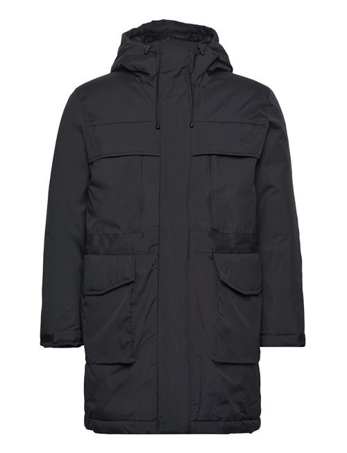 Apex Canvas Long Padded Coat - Grs Knowledge Cotton Apparel Black