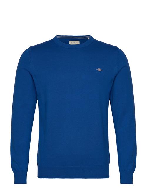 Classic Cotton C-Neck GANT Blue