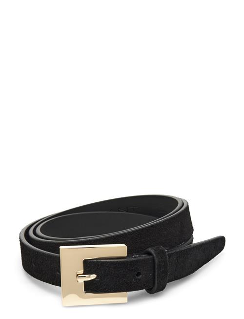 GANT Slim Suede Belt GANT Black