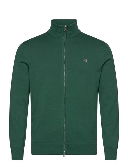 GANT Casual Cotton Zip Cardigan GANT Green