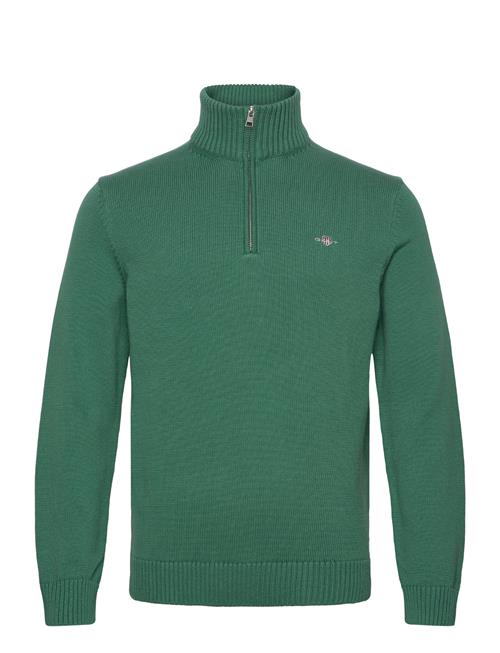 Casual Cotton Half Zip GANT Green