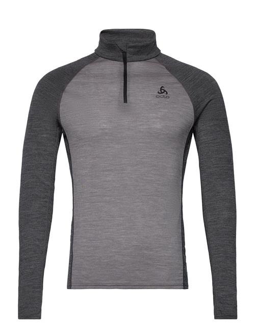 Odlo Bl Top Tn L/S Half Zip Nat Performance Pw 150 Odlo Grey