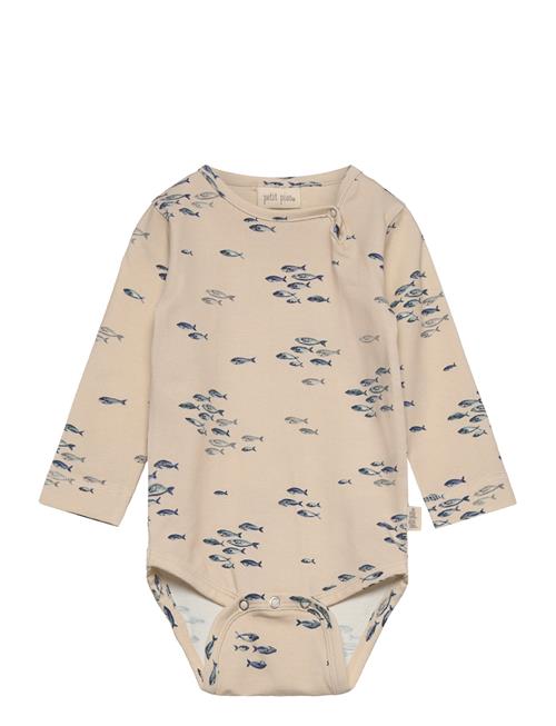 Body L/S Printed Petit Piao Beige