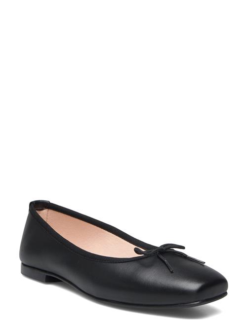 Bianco Biaemily Karré Ballerina Smooth Leather Bianco Black