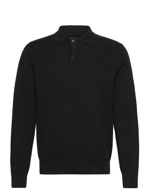 Clean Cut Copenhagen Mads Knitted Polo Clean Cut Copenhagen Black