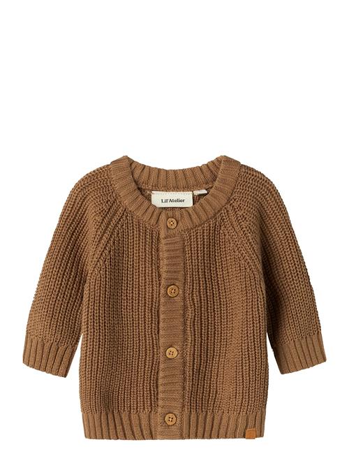 Lil'Atelier Nbnemlen Ls Knit Card Lil Noos Lil'Atelier Brown