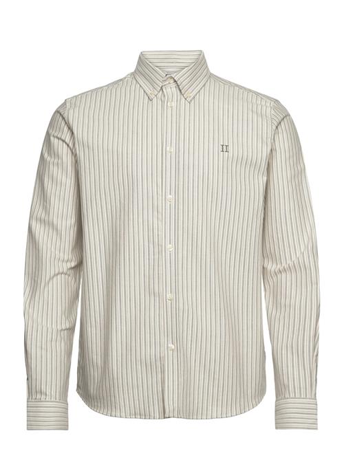 Les Deux Konrad Stripe Oxford Shirt Les Deux Cream