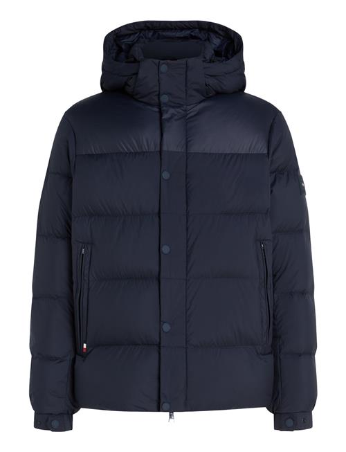 Mix Down Hooded Puffer Jacket Tommy Hilfiger Navy