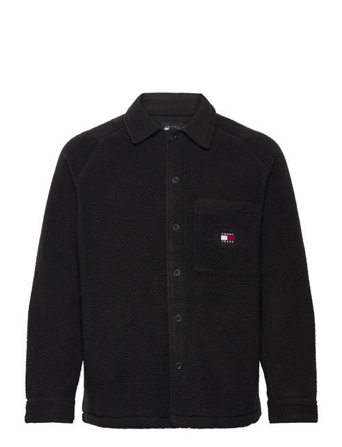 Tjm Xs Badge Teddy Overshirt Tommy Jeans Black