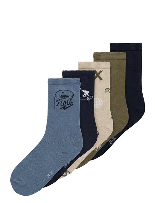 Nkmvaks 5P Sock Name It Blue