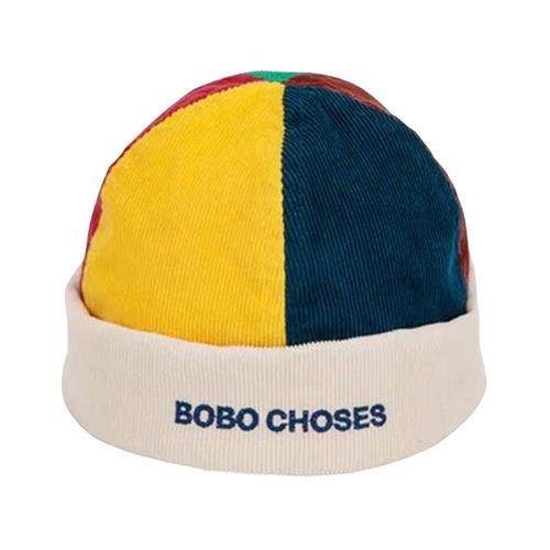 Bobo Choses Bobo Choses Color Block Corduroy Hat Multicolor | Gul | 54 cm