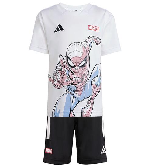 adidas Performance T-shirt/Shorts - LK MRVL SM TSET - Hvid/Sort