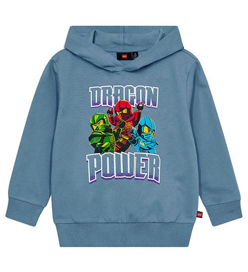 LEGO® Wear LEGO® Ninjago Hættetrøje - LWSaku - Støvet Blå