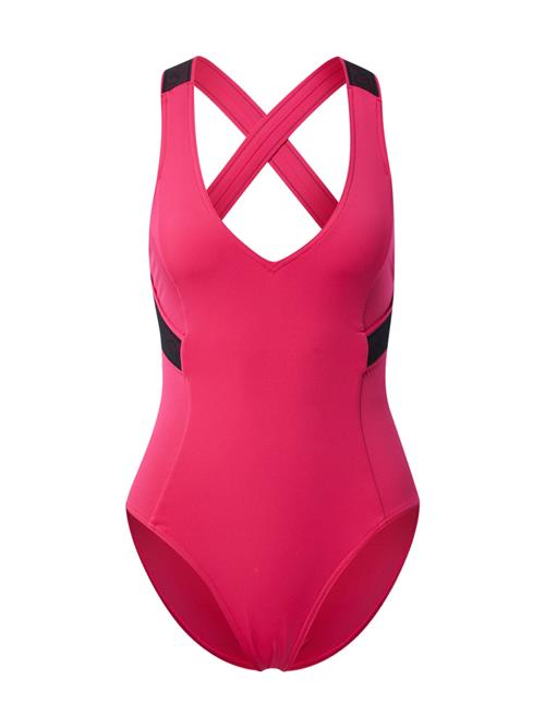 Calvin Klein Swimwear Badedragt 'Plunge One Piece'  pink / sort