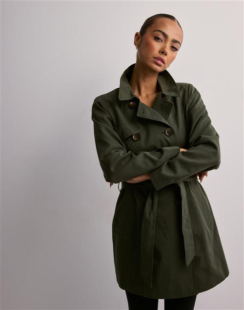 Only - Grøn - Onlvalerie Trenchcoat Otw Noos