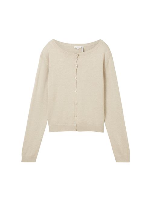 TOM TAILOR Cardigan  beige-meleret