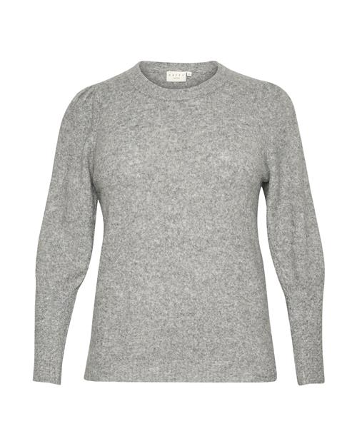 KAFFE CURVE Pullover 'KC Amalia'  grå-meleret