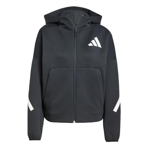 ADIDAS SPORTSWEAR Sportssweatjakke 'Z.N.E.'  sort / hvid