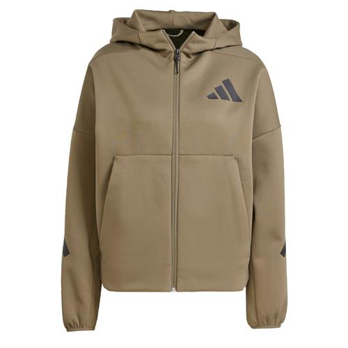 ADIDAS SPORTSWEAR Sportssweatjakke 'Z.N.E.'  oliven / sort