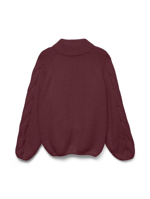 VERO MODA Pullover 'VMZen'  burgunder