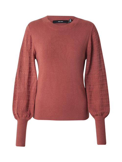 VERO MODA Pullover  mørkerød