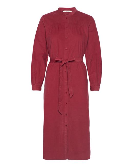 Esprit Casual Corduroy Midi Dress Esprit Casual Red