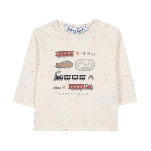 Tartine et Chocolat T-shirt i bomuldsblanding Pearl Cream |  | 4 years