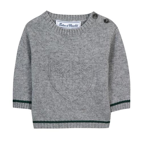 Tartine et Chocolat Trøje Heather Grey | Grå | 9 months