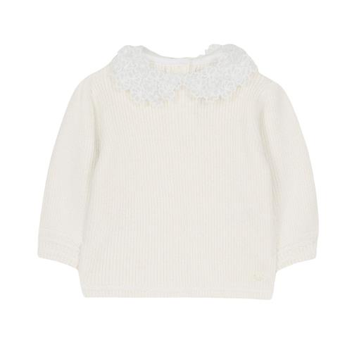 Tartine et Chocolat Sweater med krave, cremefarvet |  | 4 years