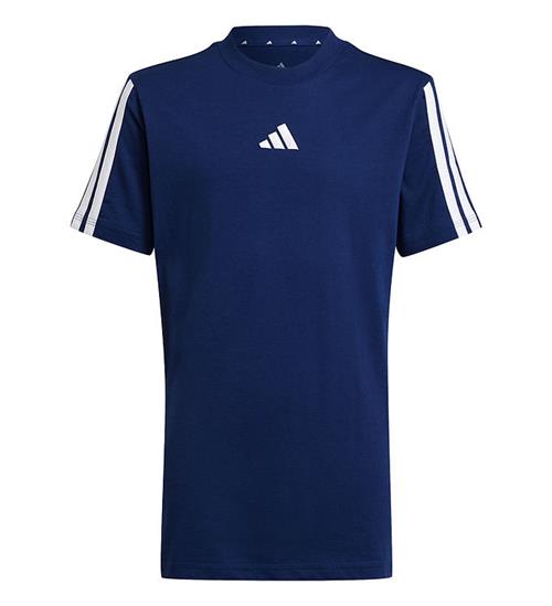 adidas Performance T-shirt - J 3S - Dkblue/White