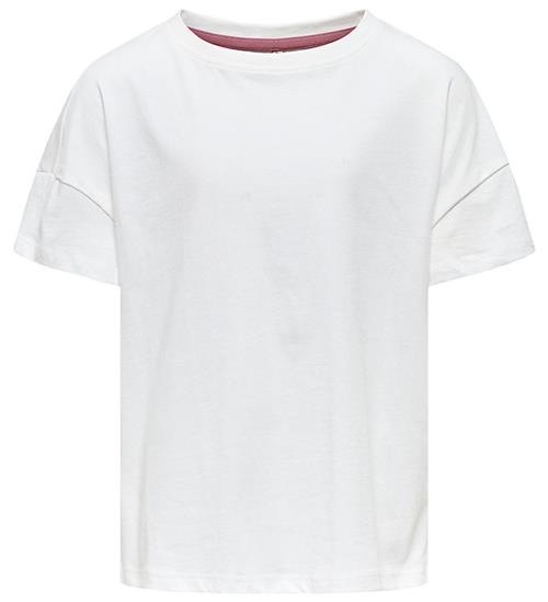 Kids Only T-shirt - KogRosa - Cloud Dancer/Valentine