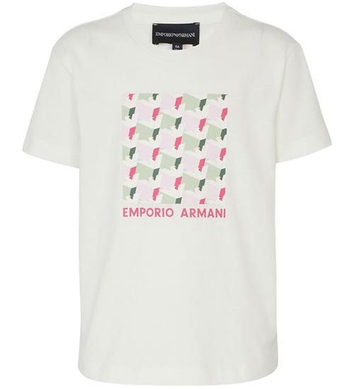 Emporio Armani T-shirt - Off White m. Print