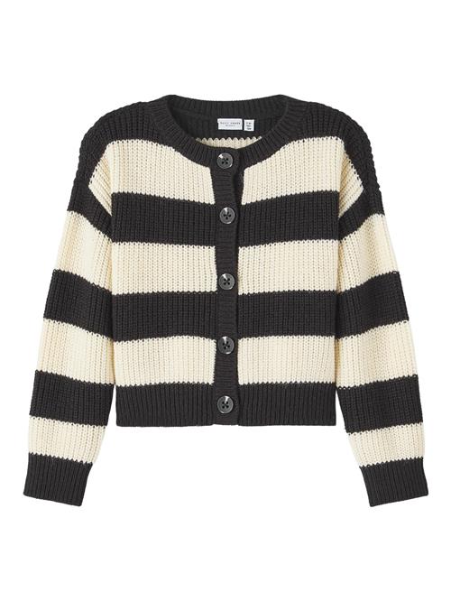 NAME IT Cardigan 'Veronja'  ecru / sort