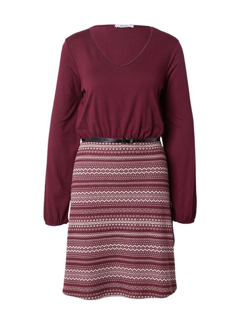 ABOUT YOU Kjole 'Elfi Dress'  bordeaux / hvid