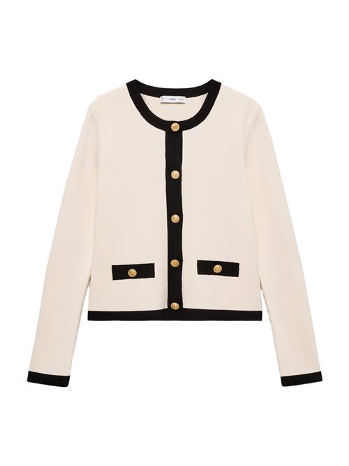 MANGO Cardigan 'Pia'  beige / sort