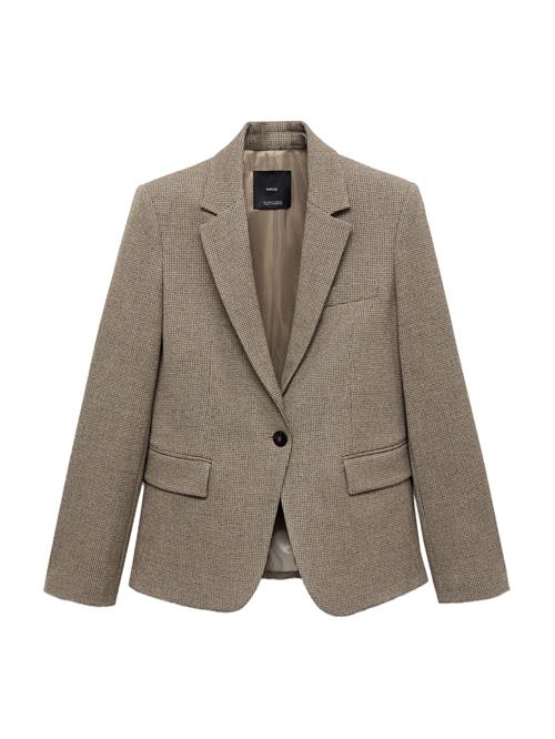 MANGO Blazer 'NAMSOS'  lysebrun / sort