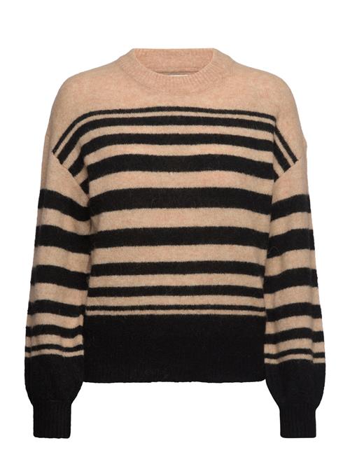 Nuriette Stripe Pullover Nümph Beige