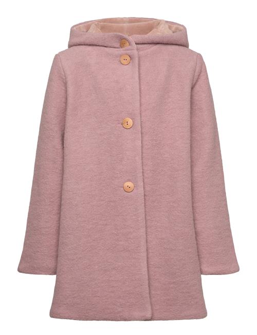 Huttelihut Coat Hood Wool W. Lining Huttelihut Pink