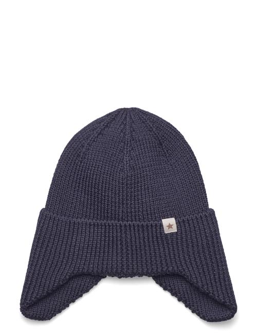 Hat Wool Knit Windstop Huttelihut Navy