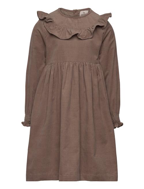 Huttelihut Dress Corduroy Huttelihut Brown