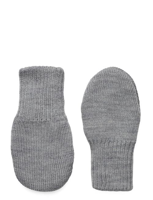 Huttelihut Mittens Wool Knit Huttelihut Grey