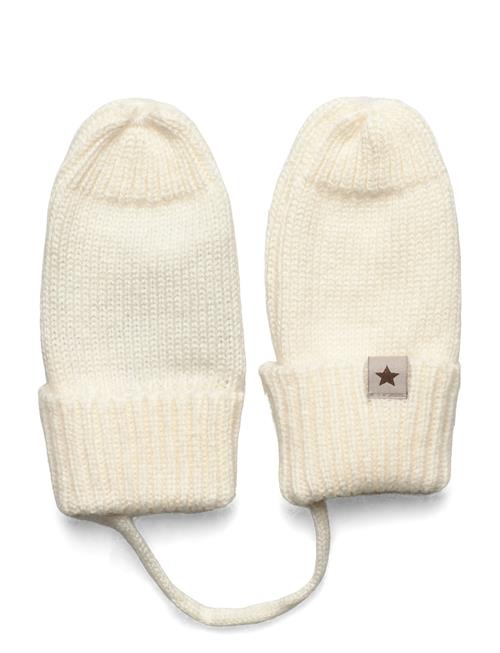 Huttelihut Mittens Wool Knit Huttelihut White