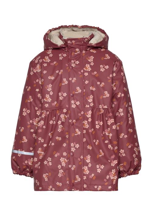 CeLaVi Rain Jacket - Aop, W. Fleece CeLaVi Pink