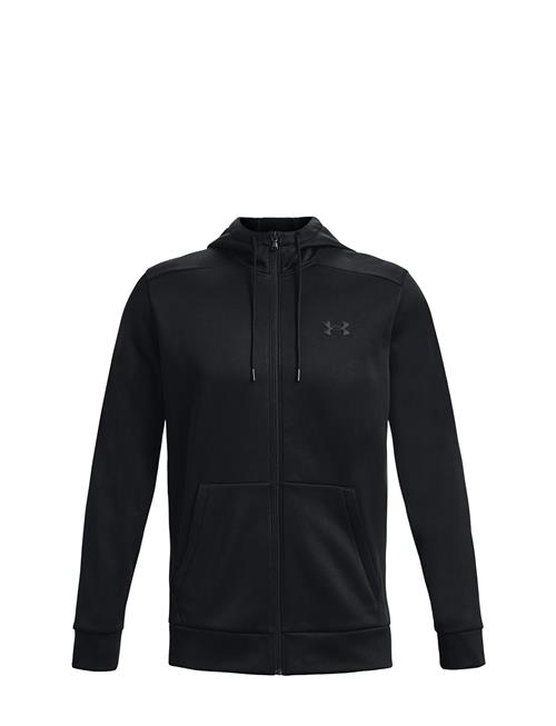 Ua Armour Fleece Fz Hoodie Under Armour Black