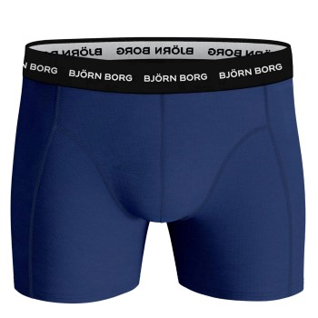 Björn Borg 5P Cotton Stretch Boxer 1719 Sort/Marine/Hvid bomuld Large Herre