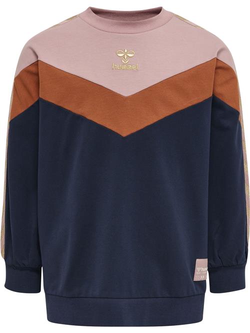 Hummel Sportsweatshirt 'Alvilda'  marin / okker / guld / gammelrosa