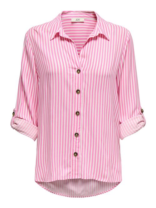 JDY Bluse 'JDYLAUREL'  lys pink / hvid