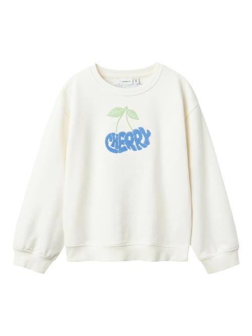 NAME IT Sweatshirt 'NKFBOLADE'  safir / lysegrøn / hvid