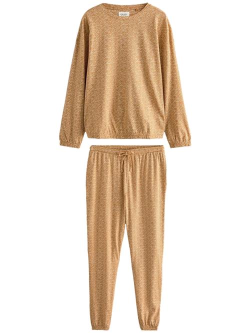 Next Pyjamas  cognac / hvid