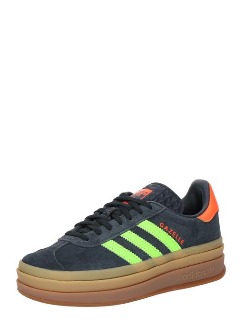 ADIDAS ORIGINALS Sneaker low 'GAZELLE BOLD'  natblå / lime / orange